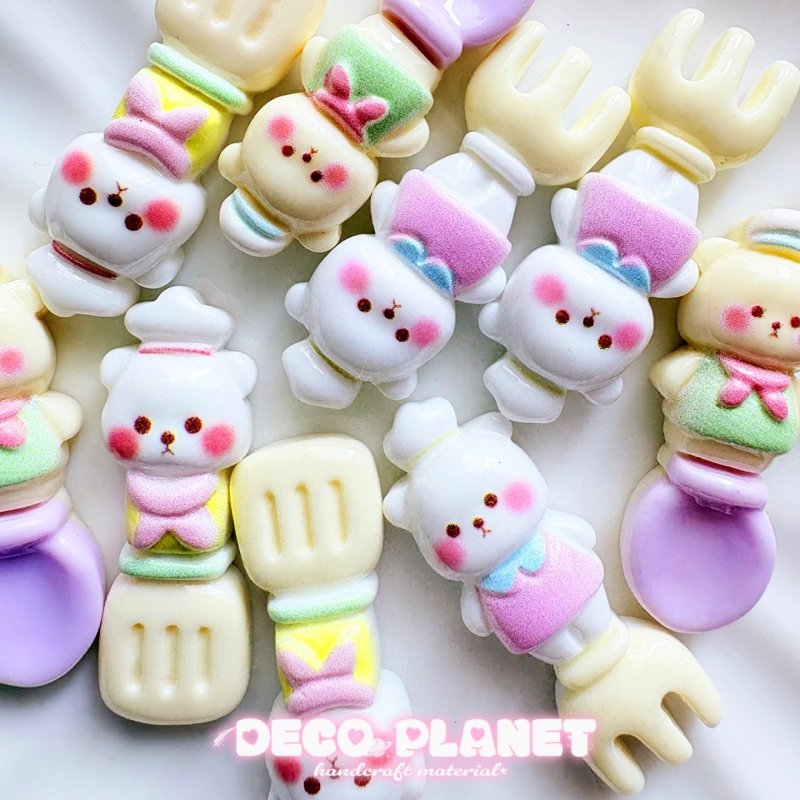 画像2: アニマル　コックさんの　スプーン　フォーク　フライ返し (2)