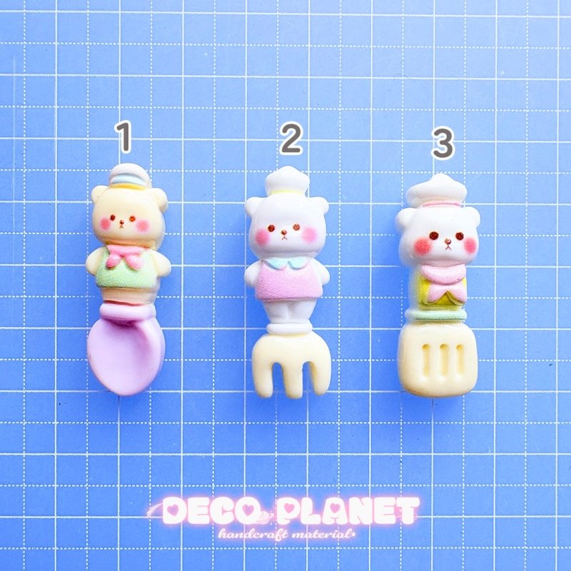 画像3: アニマル　コックさんの　スプーン　フォーク　フライ返し (3)