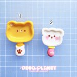 画像3: アニマル　フライパン　　黄色くま　しろくま (3)