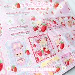 画像2: コラージュシート　かわいいいちご (2)