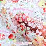 画像1: PVC生地　いちごハウス　 (1)