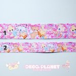 画像2: グログランリボン　エンジェル総柄　２Mカット済み (2)