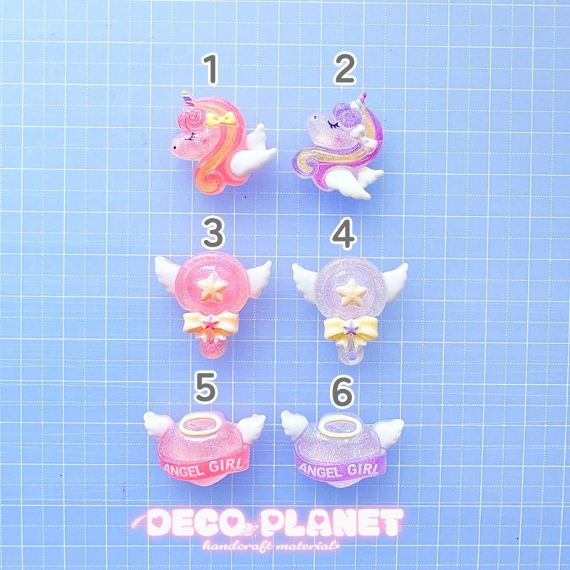 画像3: ユニコーンのピンク＆紫　ステイックのピンク＆紫　　惑星のピンク＆紫 (3)