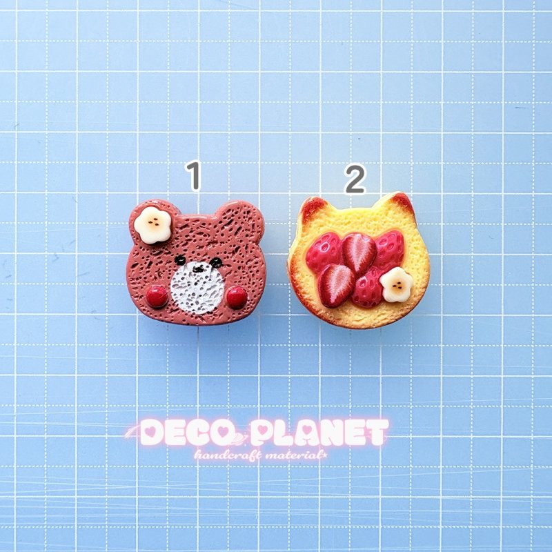 画像3: スイーツ系パン　くまチョコ　いちごチョコ (3)