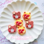 画像1: スイーツ系パン　くまチョコ　いちごチョコ (1)