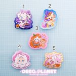 画像2: 高品質フレークシール　 　オリジナルキャラクター10枚入り (2)